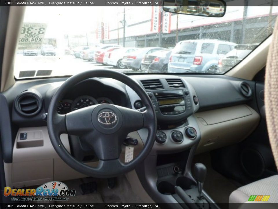 2006 Toyota RAV4 4WD Everglade Metallic / Taupe Photo #6
