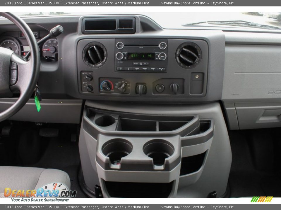 2013 Ford E Series Van E350 XLT Extended Passenger Oxford White / Medium Flint Photo #13