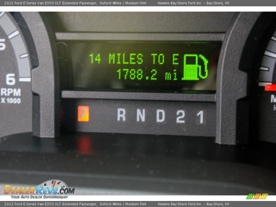 2013 Ford E Series Van E350 XLT Extended Passenger Oxford White / Medium Flint Photo #14