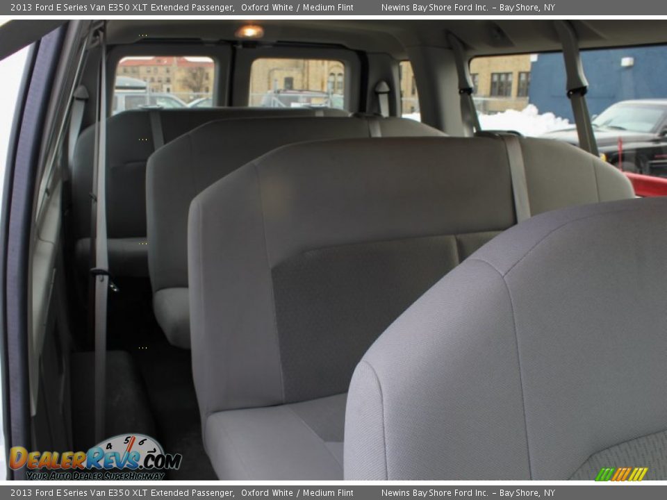 2013 Ford E Series Van E350 XLT Extended Passenger Oxford White / Medium Flint Photo #19
