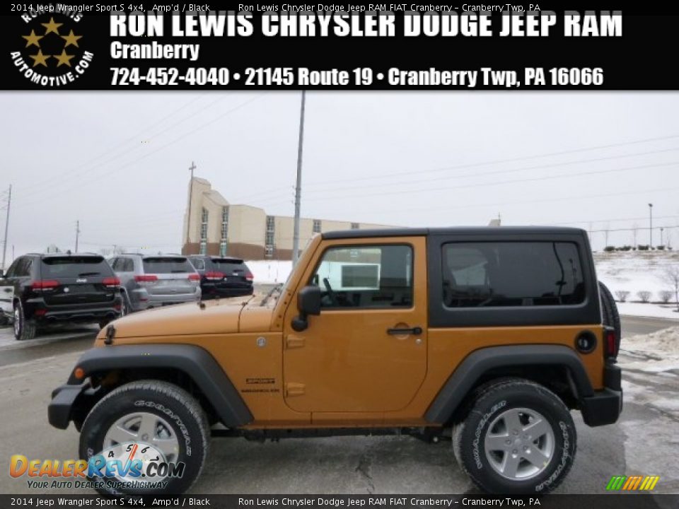 2014 Jeep Wrangler Sport S 4x4 Amp'd / Black Photo #1