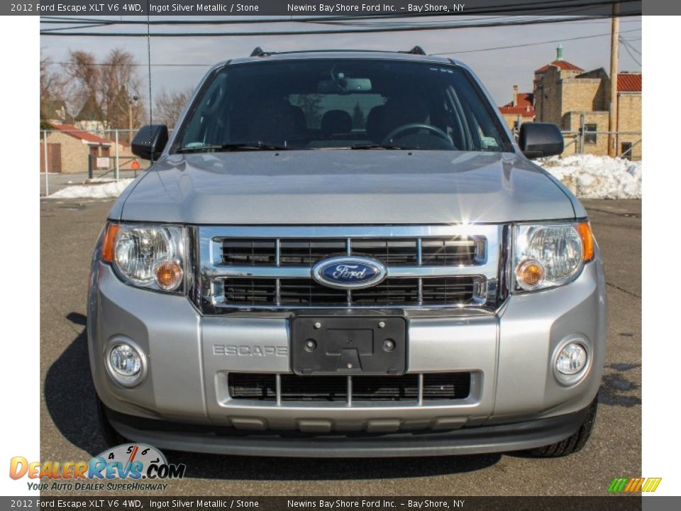 2012 Ford Escape XLT V6 4WD Ingot Silver Metallic / Stone Photo #2