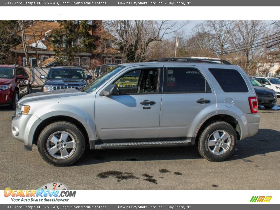2012 Ford Escape XLT V6 4WD Ingot Silver Metallic / Stone Photo #3