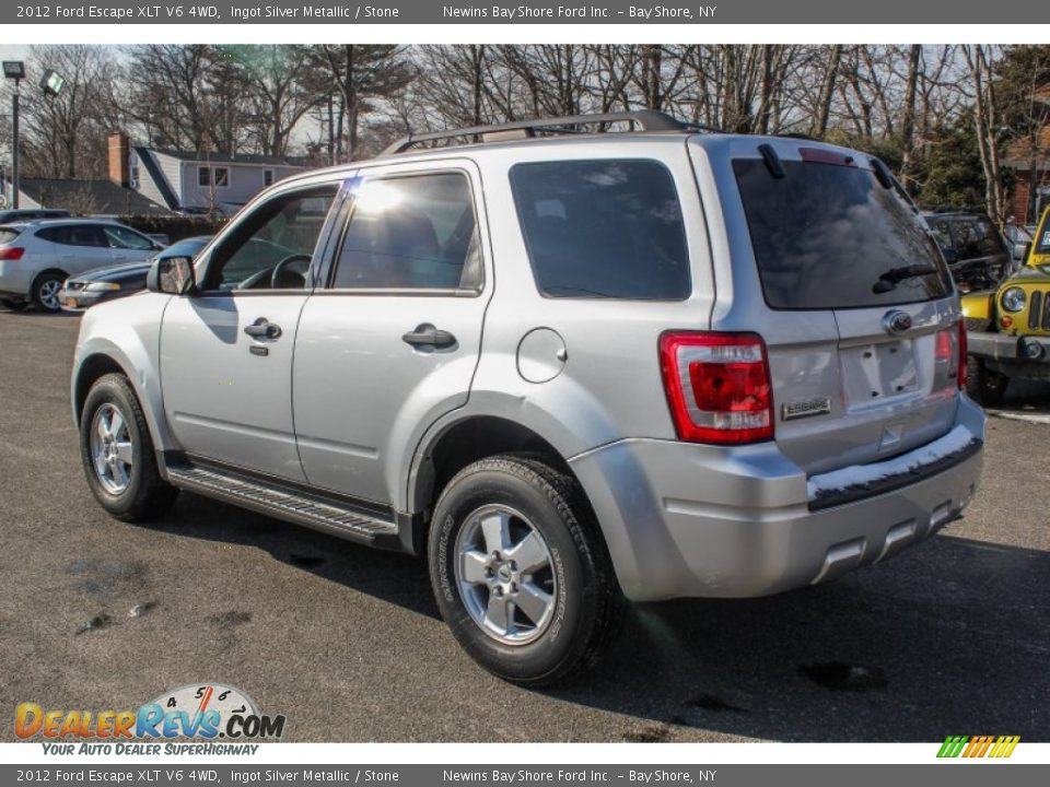 2012 Ford Escape XLT V6 4WD Ingot Silver Metallic / Stone Photo #4