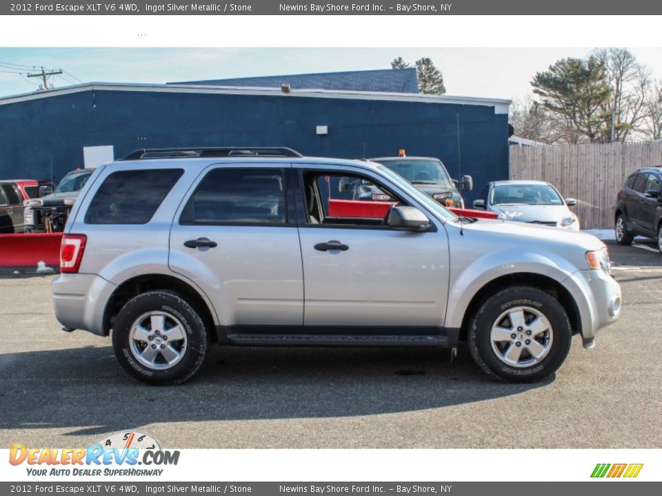 2012 Ford Escape XLT V6 4WD Ingot Silver Metallic / Stone Photo #7