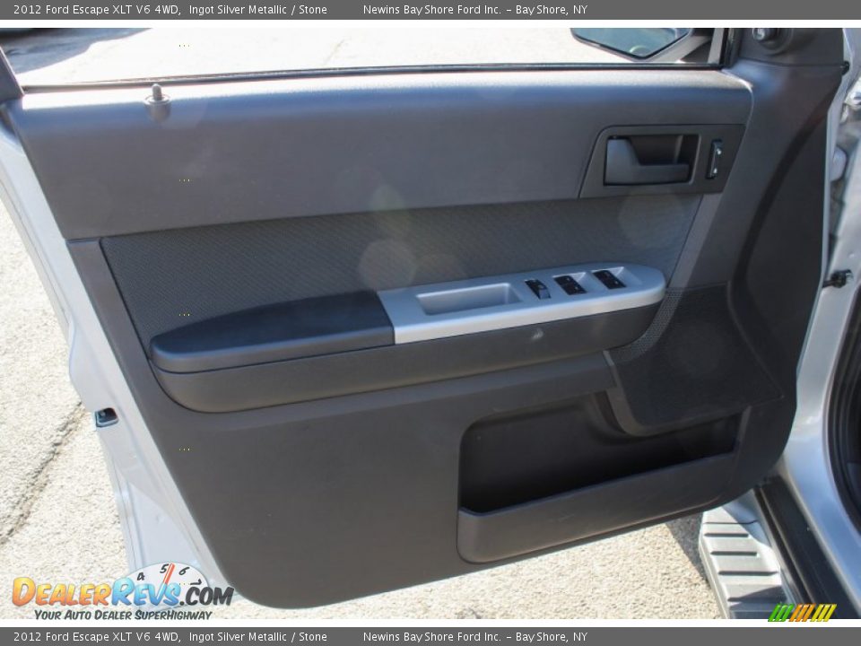 2012 Ford Escape XLT V6 4WD Ingot Silver Metallic / Stone Photo #11