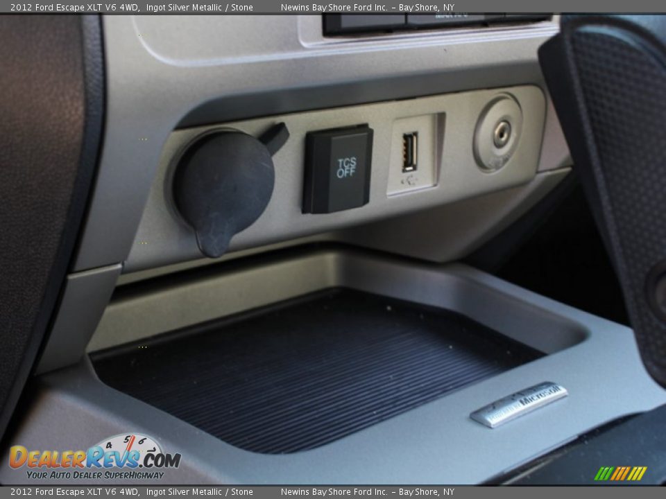 2012 Ford Escape XLT V6 4WD Ingot Silver Metallic / Stone Photo #14