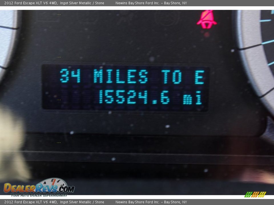 2012 Ford Escape XLT V6 4WD Ingot Silver Metallic / Stone Photo #15