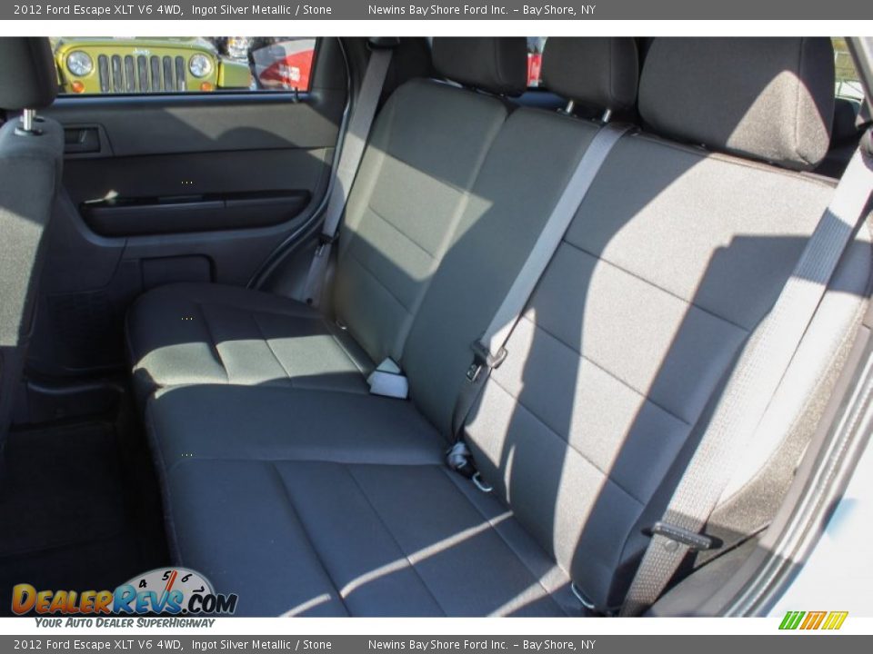 2012 Ford Escape XLT V6 4WD Ingot Silver Metallic / Stone Photo #18