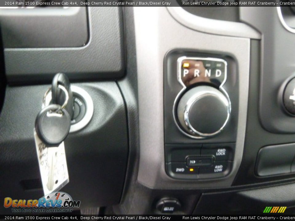 2014 Ram 1500 Express Crew Cab 4x4 Deep Cherry Red Crystal Pearl / Black/Diesel Gray Photo #17