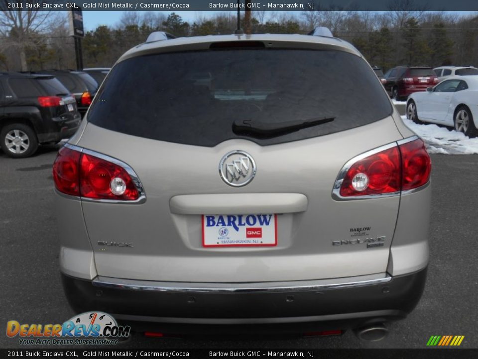2011 Buick Enclave CXL Gold Mist Metallic / Cashmere/Cocoa Photo #3