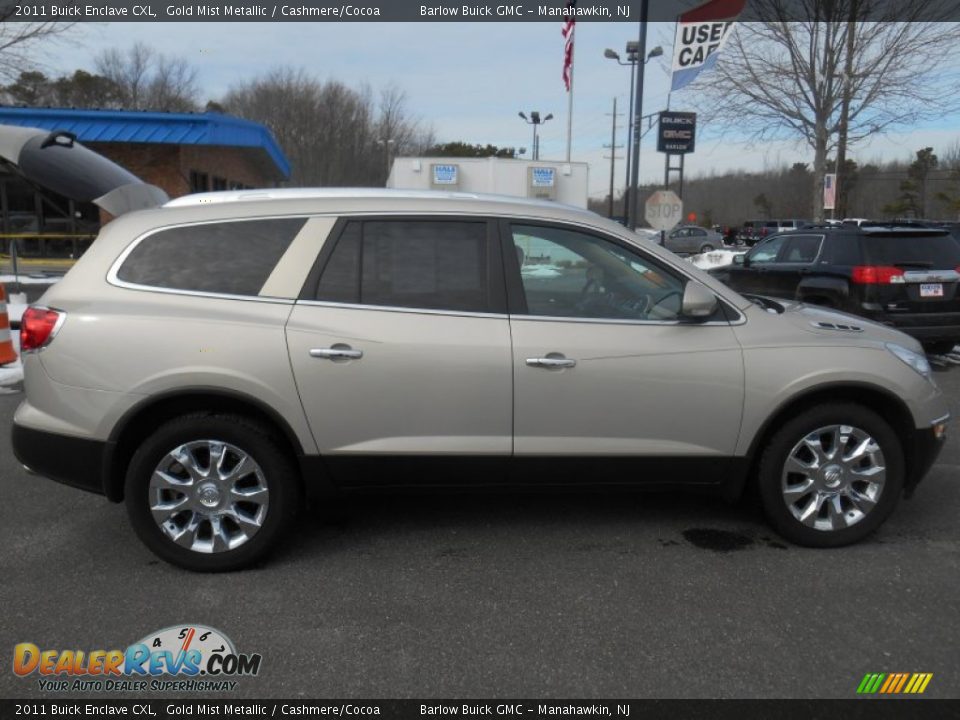 2011 Buick Enclave CXL Gold Mist Metallic / Cashmere/Cocoa Photo #6