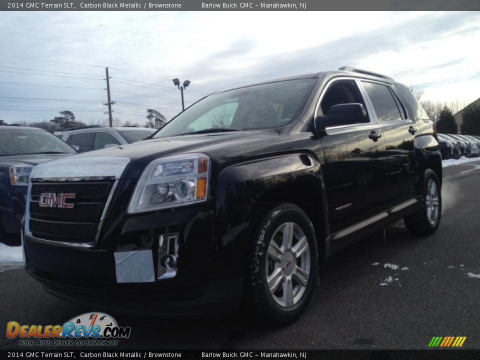 2014 GMC Terrain SLT Carbon Black Metallic / Brownstone Photo #1