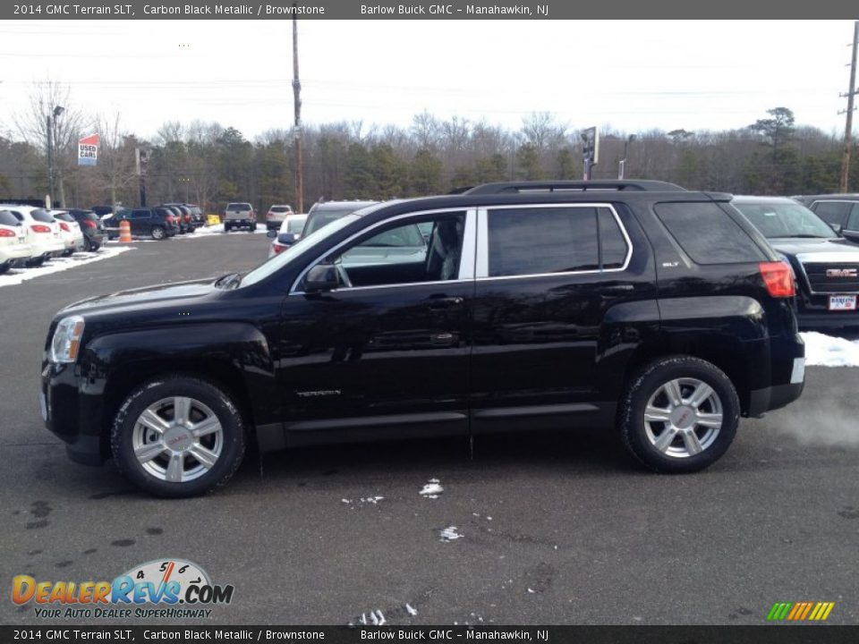 2014 GMC Terrain SLT Carbon Black Metallic / Brownstone Photo #3