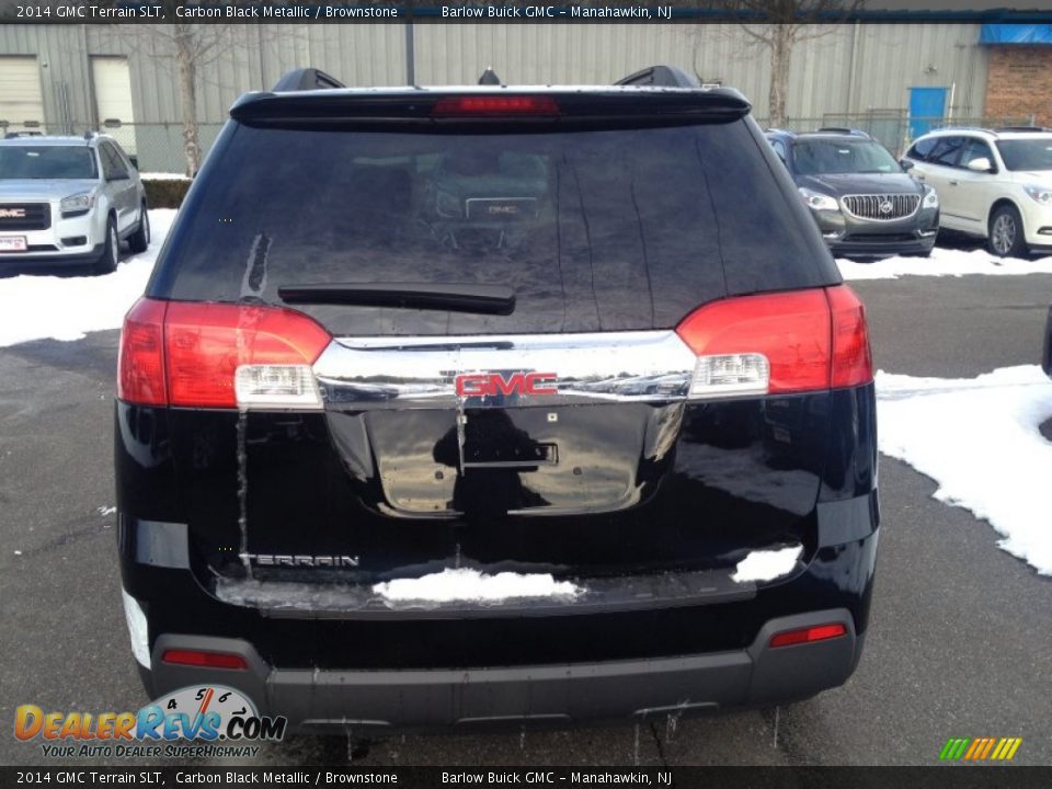 2014 GMC Terrain SLT Carbon Black Metallic / Brownstone Photo #5