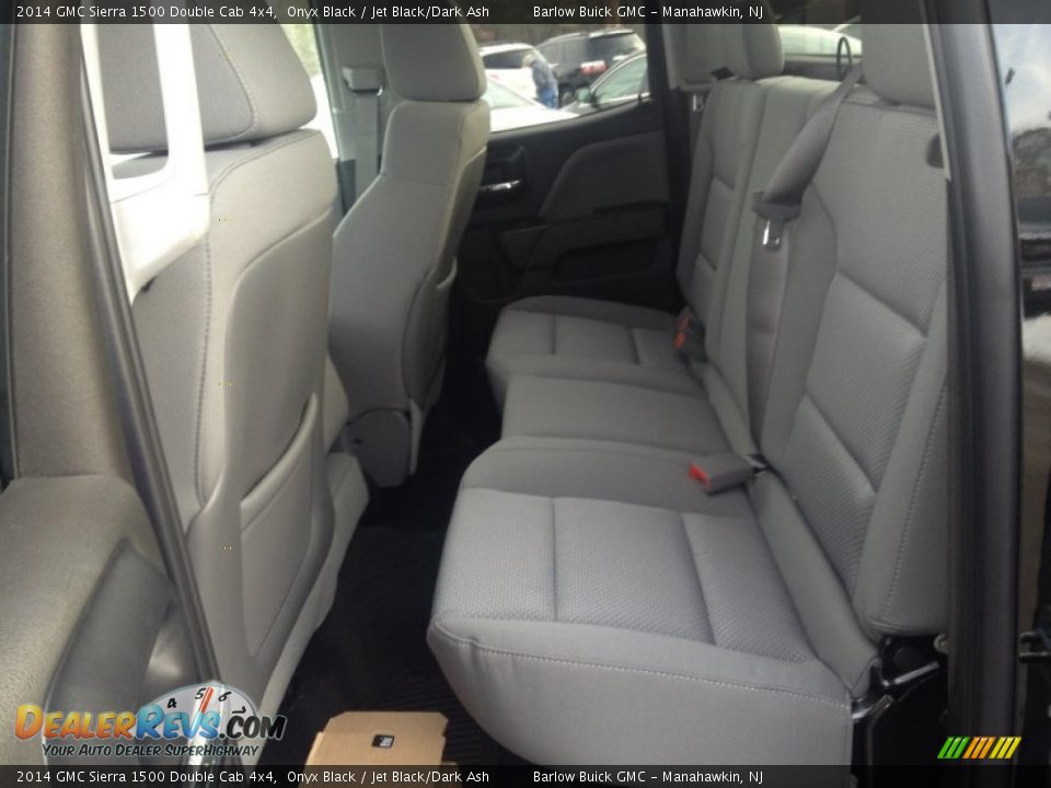 2014 GMC Sierra 1500 Double Cab 4x4 Onyx Black / Jet Black/Dark Ash Photo #6