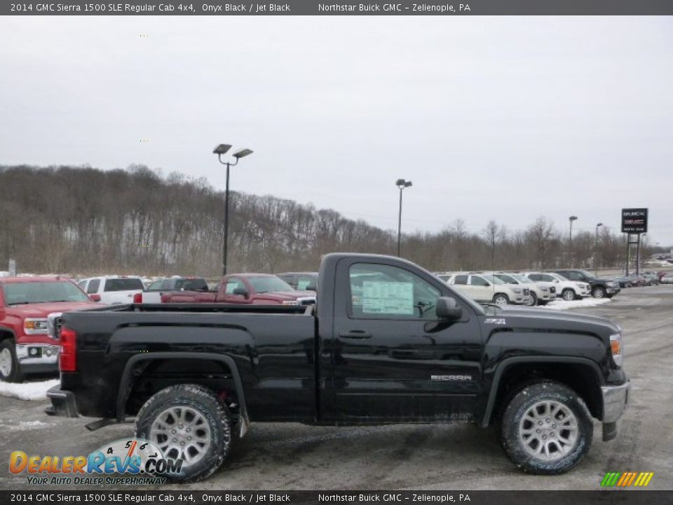 Onyx Black 2014 GMC Sierra 1500 SLE Regular Cab 4x4 Photo #4