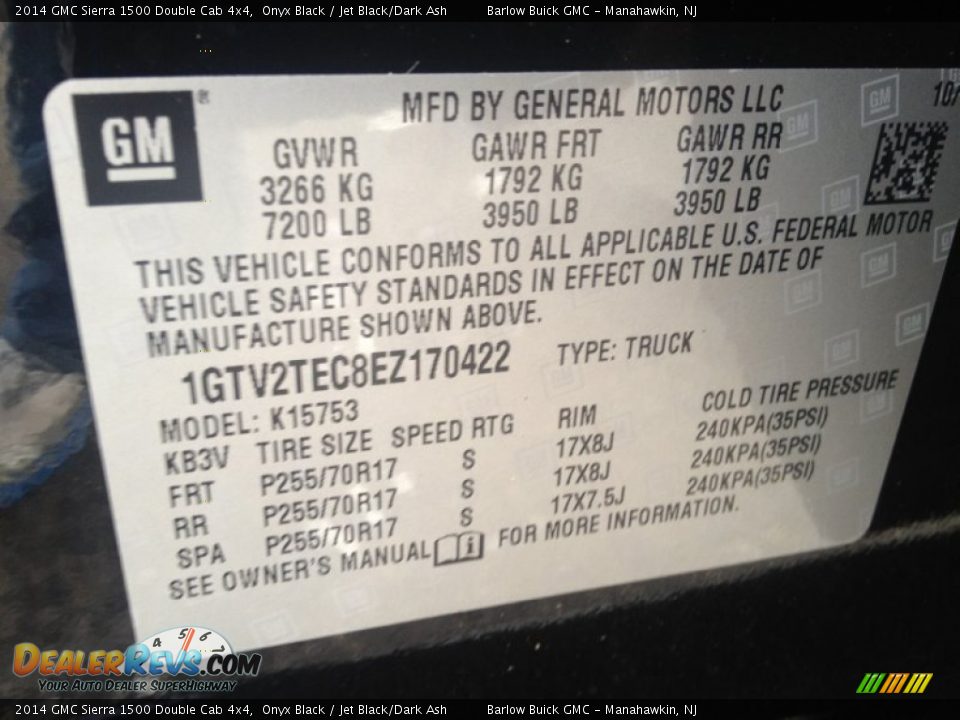 2014 GMC Sierra 1500 Double Cab 4x4 Onyx Black / Jet Black/Dark Ash Photo #9