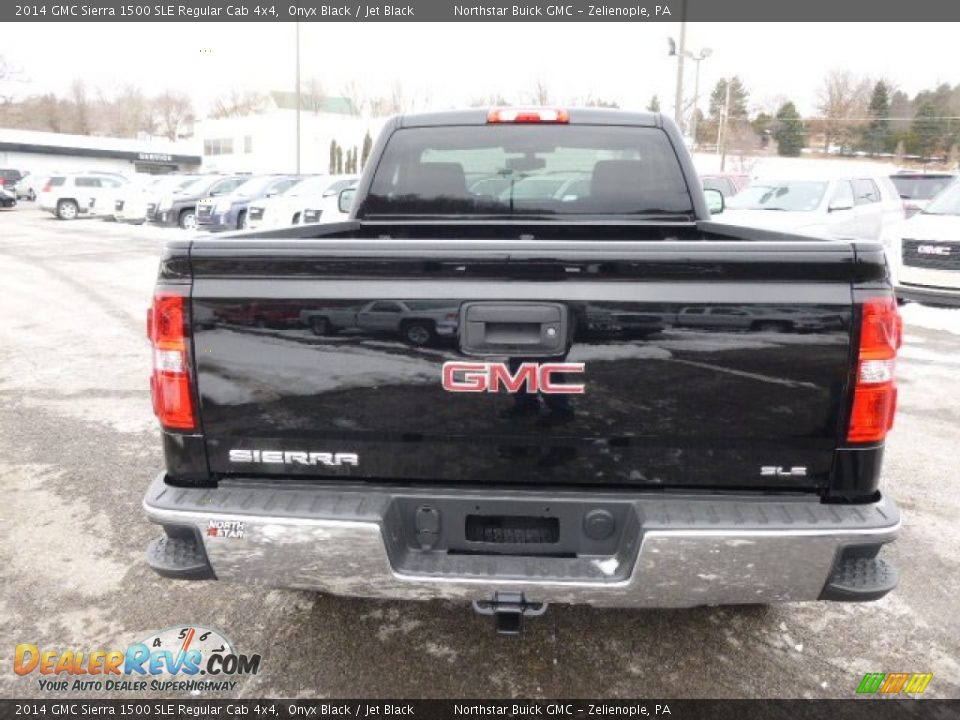 2014 GMC Sierra 1500 SLE Regular Cab 4x4 Onyx Black / Jet Black Photo #6