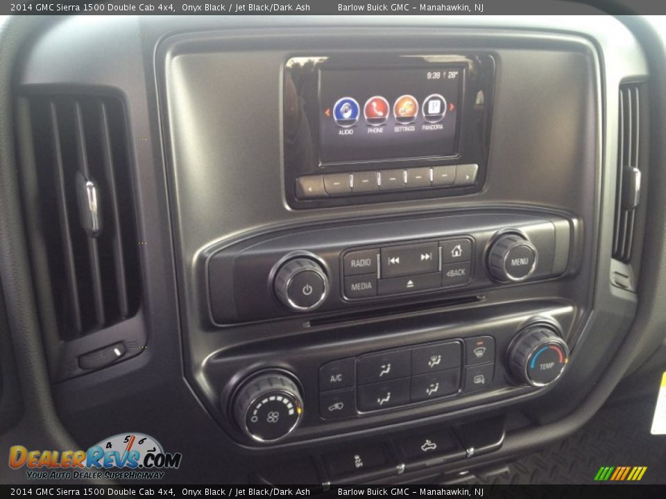 2014 GMC Sierra 1500 Double Cab 4x4 Onyx Black / Jet Black/Dark Ash Photo #10