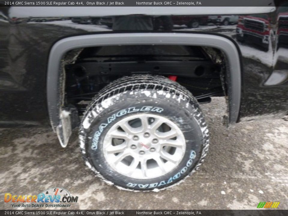 2014 GMC Sierra 1500 SLE Regular Cab 4x4 Onyx Black / Jet Black Photo #9