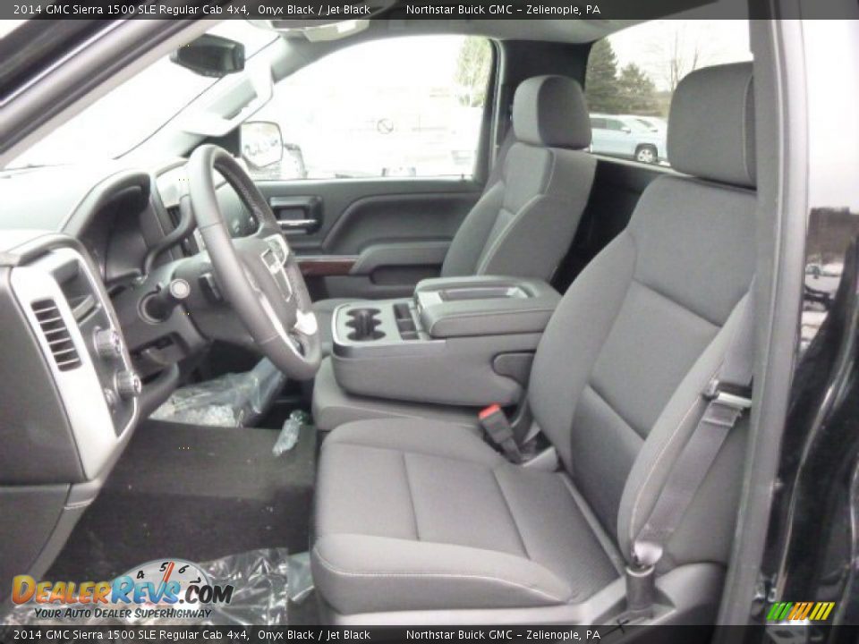 2014 GMC Sierra 1500 SLE Regular Cab 4x4 Onyx Black / Jet Black Photo #10