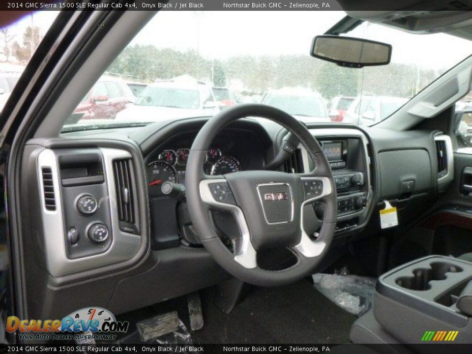 2014 GMC Sierra 1500 SLE Regular Cab 4x4 Onyx Black / Jet Black Photo #11