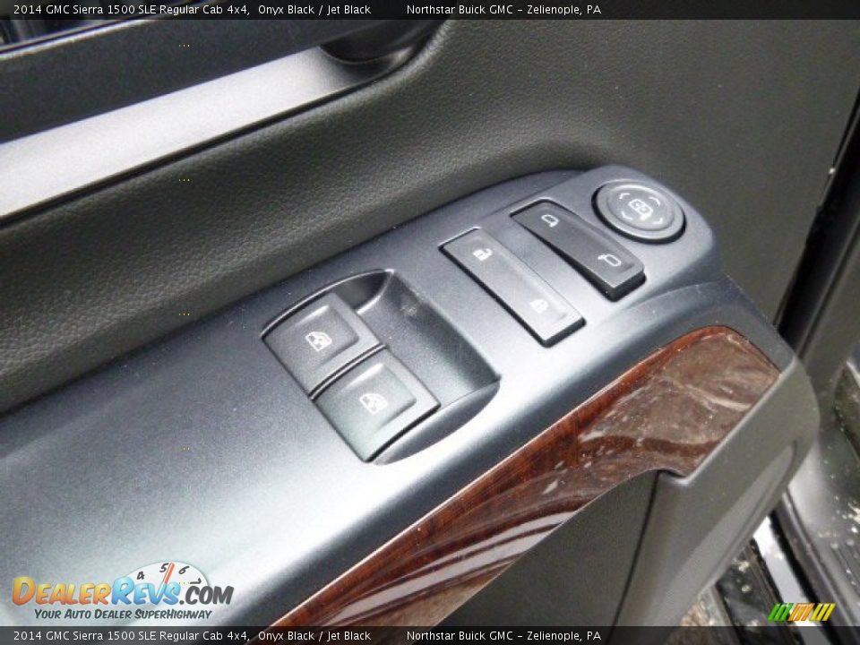 2014 GMC Sierra 1500 SLE Regular Cab 4x4 Onyx Black / Jet Black Photo #14