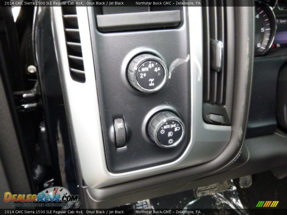 2014 GMC Sierra 1500 SLE Regular Cab 4x4 Onyx Black / Jet Black Photo #15