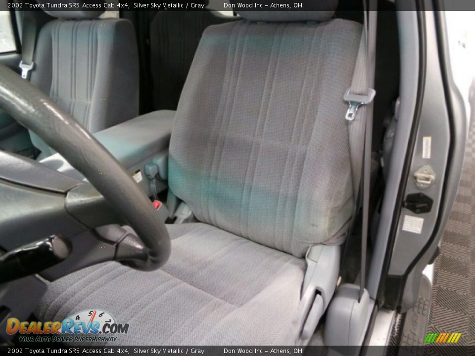 2002 Toyota Tundra SR5 Access Cab 4x4 Silver Sky Metallic / Gray Photo #7
