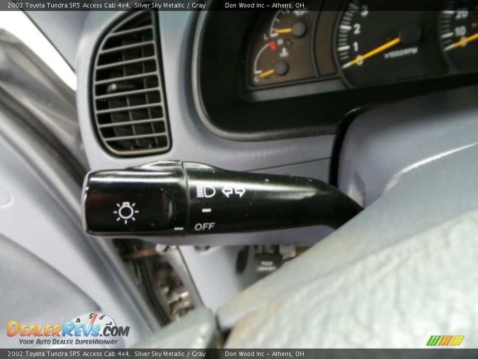 2002 Toyota Tundra SR5 Access Cab 4x4 Silver Sky Metallic / Gray Photo #15