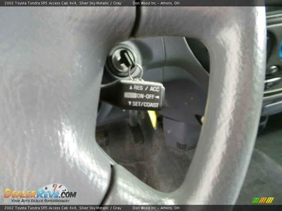 2002 Toyota Tundra SR5 Access Cab 4x4 Silver Sky Metallic / Gray Photo #17