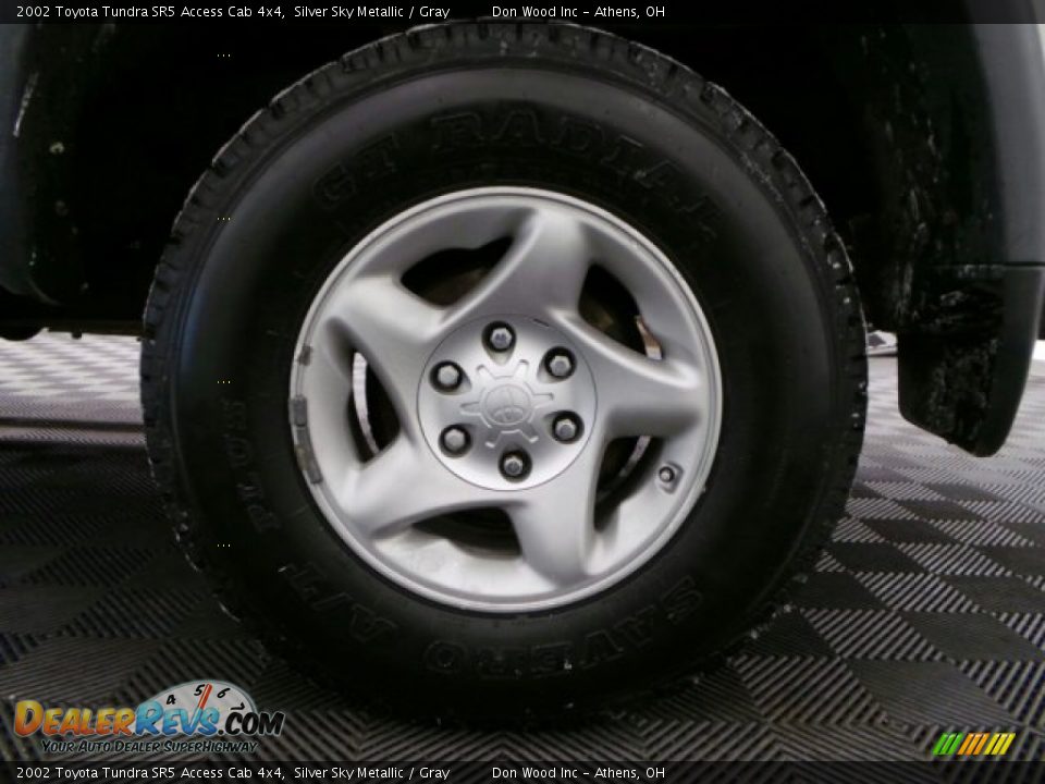 2002 Toyota Tundra SR5 Access Cab 4x4 Silver Sky Metallic / Gray Photo #22