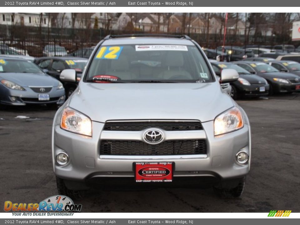 2012 Toyota RAV4 Limited 4WD Classic Silver Metallic / Ash Photo #2