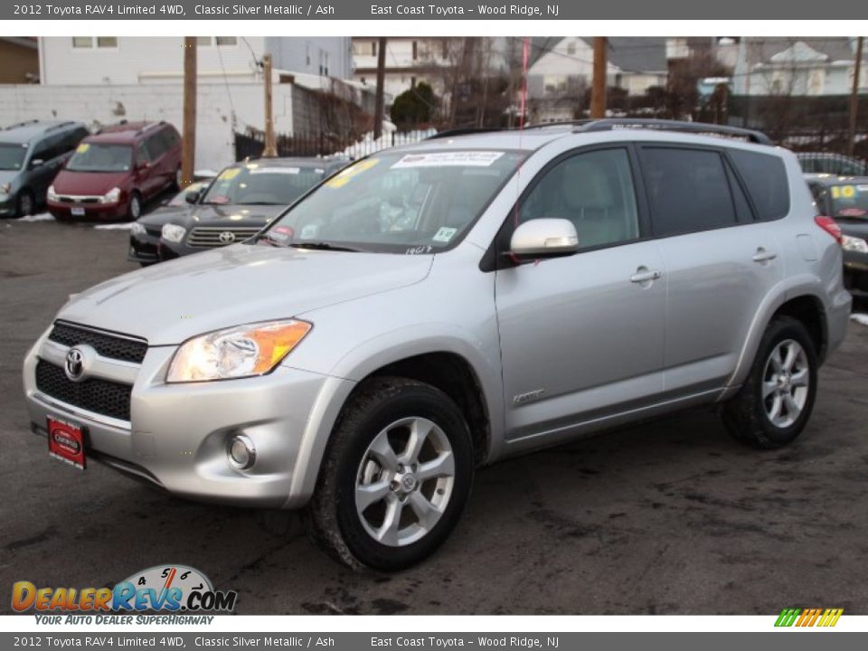 2012 Toyota RAV4 Limited 4WD Classic Silver Metallic / Ash Photo #3