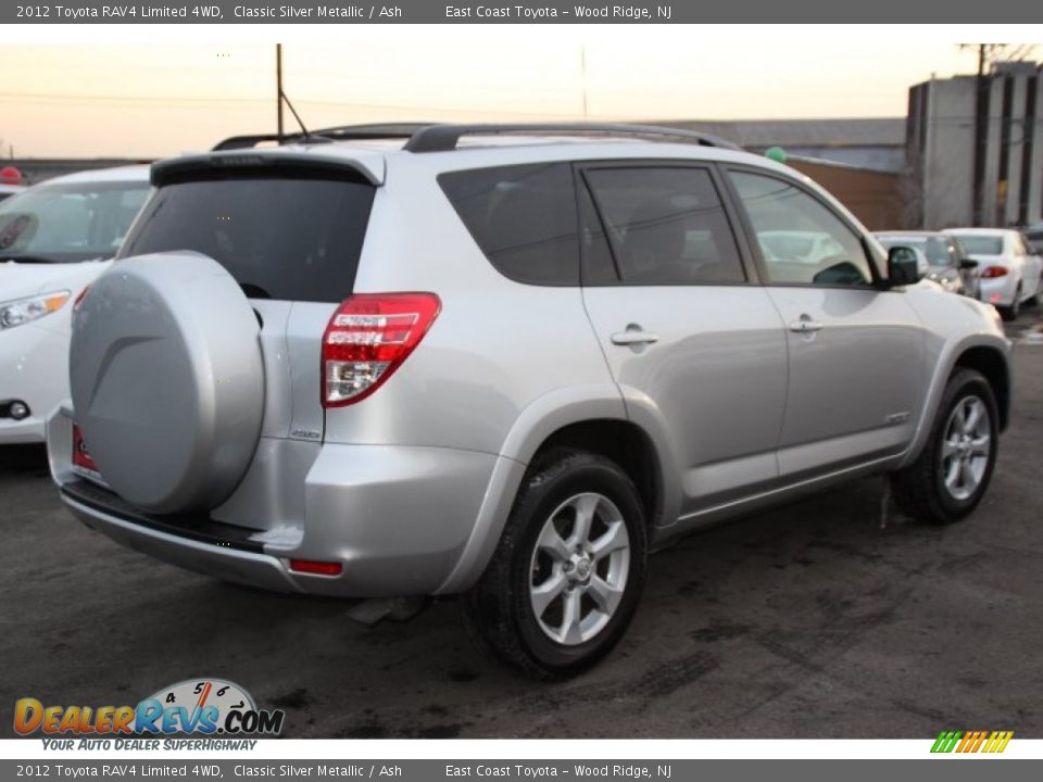 2012 Toyota RAV4 Limited 4WD Classic Silver Metallic / Ash Photo #4