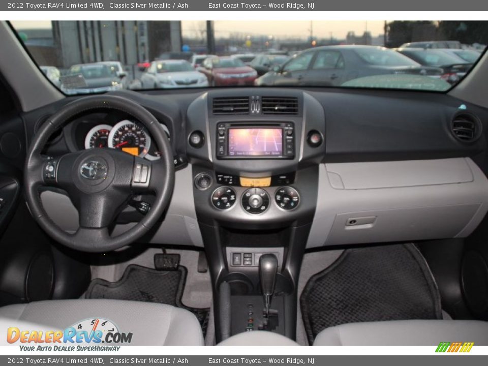 2012 Toyota RAV4 Limited 4WD Classic Silver Metallic / Ash Photo #10