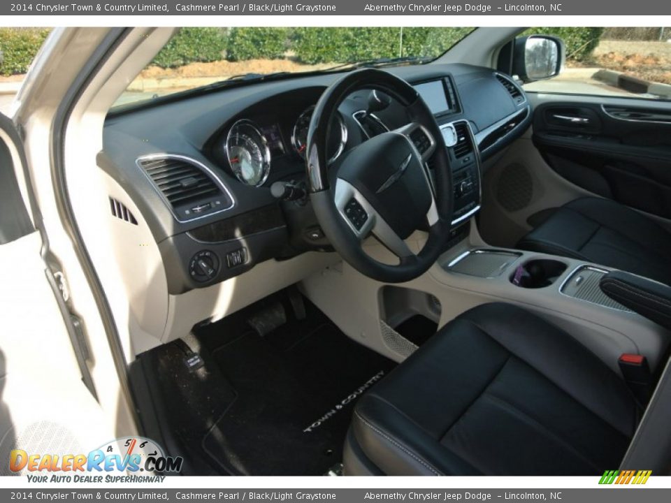 2014 Chrysler Town & Country Limited Cashmere Pearl / Black/Light Graystone Photo #24