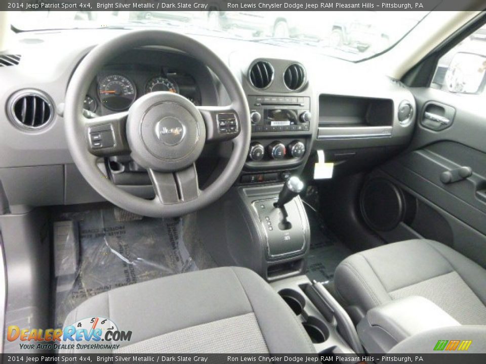 2014 Jeep Patriot Sport 4x4 Bright Silver Metallic / Dark Slate Gray Photo #10
