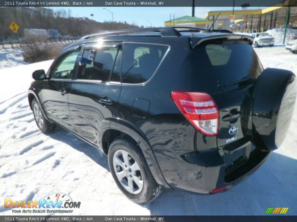 2011 Toyota RAV4 V6 Limited 4WD Black / Ash Photo #4