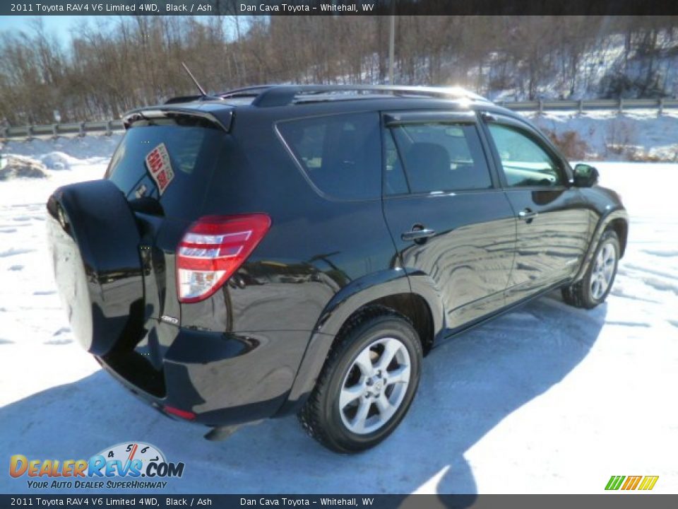 2011 Toyota RAV4 V6 Limited 4WD Black / Ash Photo #5