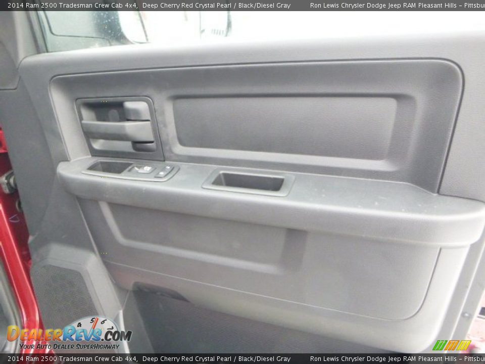 2014 Ram 2500 Tradesman Crew Cab 4x4 Deep Cherry Red Crystal Pearl / Black/Diesel Gray Photo #10