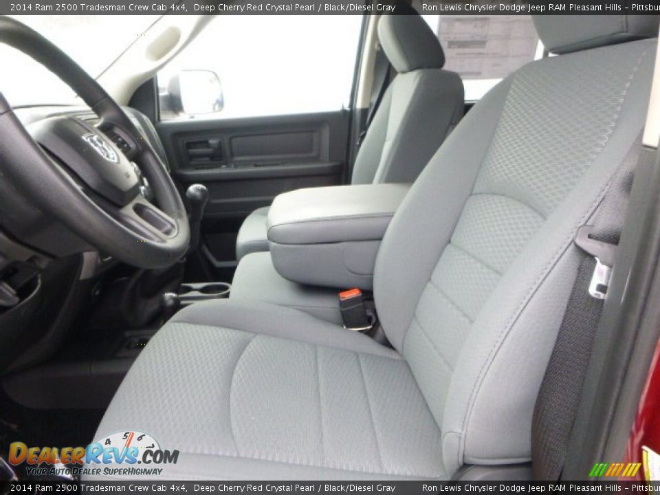 2014 Ram 2500 Tradesman Crew Cab 4x4 Deep Cherry Red Crystal Pearl / Black/Diesel Gray Photo #12