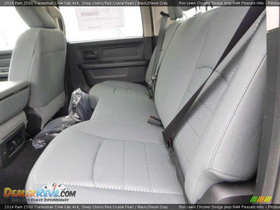 2014 Ram 2500 Tradesman Crew Cab 4x4 Deep Cherry Red Crystal Pearl / Black/Diesel Gray Photo #13