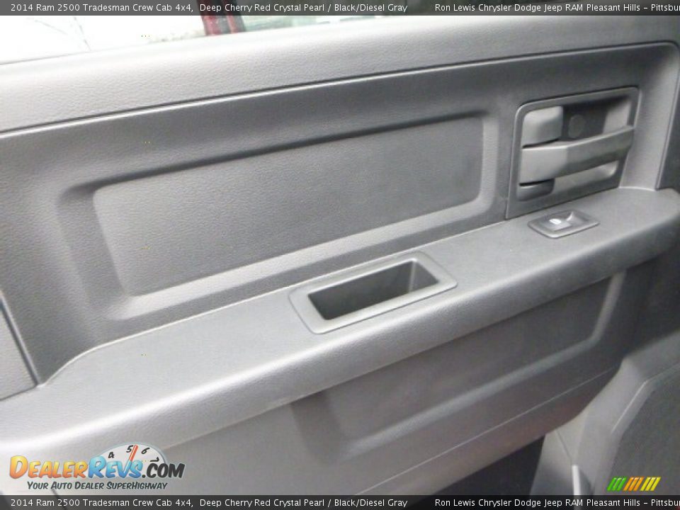 2014 Ram 2500 Tradesman Crew Cab 4x4 Deep Cherry Red Crystal Pearl / Black/Diesel Gray Photo #15