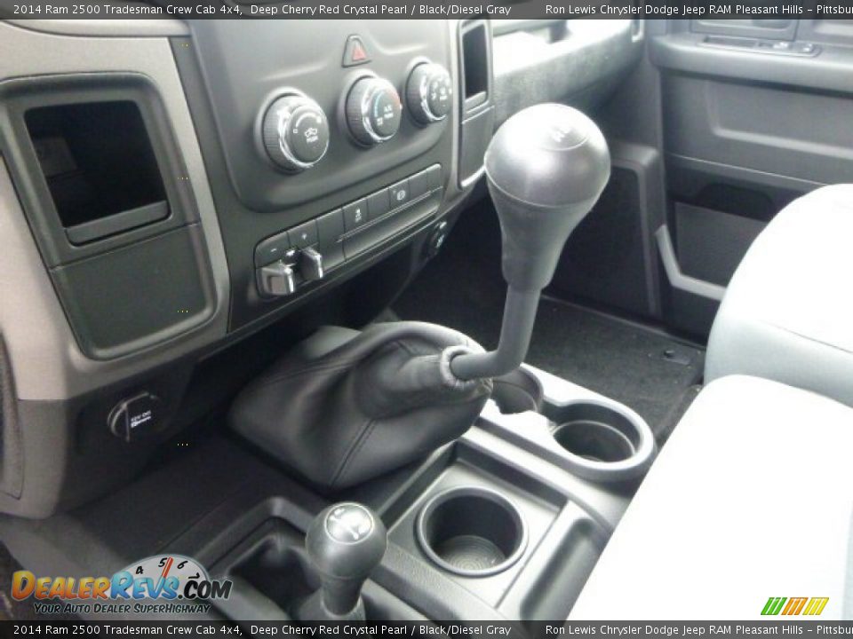 2014 Ram 2500 Tradesman Crew Cab 4x4 Deep Cherry Red Crystal Pearl / Black/Diesel Gray Photo #17