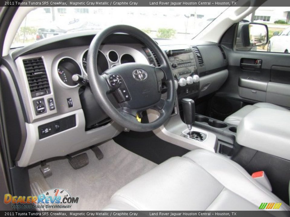2011 Toyota Tundra SR5 CrewMax Magnetic Gray Metallic / Graphite Gray Photo #12