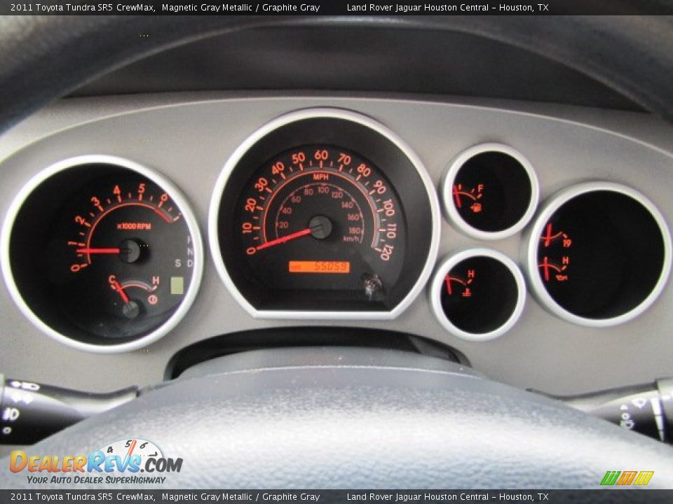 2011 Toyota Tundra SR5 CrewMax Magnetic Gray Metallic / Graphite Gray Photo #16