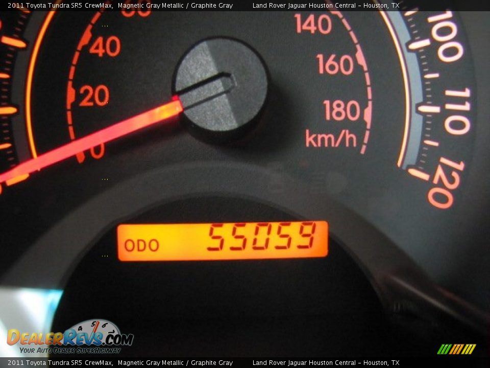 2011 Toyota Tundra SR5 CrewMax Magnetic Gray Metallic / Graphite Gray Photo #17