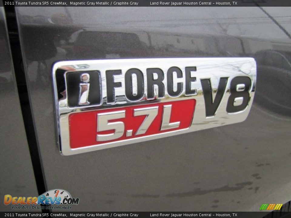 2011 Toyota Tundra SR5 CrewMax Magnetic Gray Metallic / Graphite Gray Photo #28